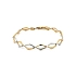 Gold Ladies Bracelet made of Combined Gold