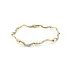 Gold Ladies Bracelet with Zircons