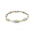 Ladies Bracelet made of Combination Gold