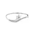Fixed Bracelet with White Gold Zircons