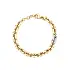 Gold Bracelet with Zircons