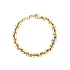 Gold Bracelet with Zircons