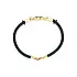 Gold Leather Bracelet