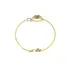 Gold Ladies Bracelet with Zircons