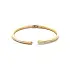 Modern Gold Bracelet with Emphasis on Lightness and Elegance