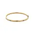 Gold Fixed Bracelet with Zircons
