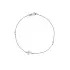 Bracelet with Zircones with White Gold Cross