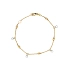 Bracelet with Zircones made of Combined Gold