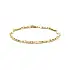 Stylish Gold Bracelet with Intertwined Links