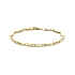 Stylish Gold Bracelet with Intertwined Links