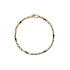 Gold Bracelet with Black Ceramics