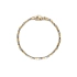 Gold Men's Bracelet made of Combined Gold