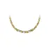 Gold Women's Necklace with Zircons