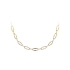 Gold Women's Necklace with Zircons