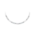 Ladies White Gold Necklace