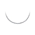Ladies White Gold Necklace