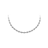 Ladies White Gold Necklace