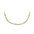 Ladies Necklace made of Combination Gold