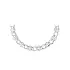 Women's White Gold Necklace with Zircons