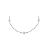 Women's White Gold Crosses Necklace