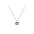 Gold Ladies Necklace with Quartz