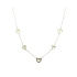 Gold Necklace with Hearts