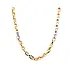 Gold Necklace with Zircons
