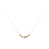 Gold Ladies Smile Necklace