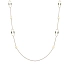 Gold Necklace with Enamel