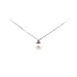 Necklace with White Gold Pearl