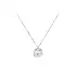 Women's White Gold Zircon Necklace
