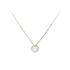 Gold Necklace with Zircons