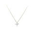 Gold Necklace with Zircons