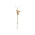Gold Flower Necklace with Pearl