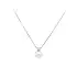 White Gold Pearl Necklace
