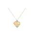 Necklace Hearts of Combination Gold