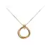 Gold Necklace Circle