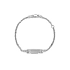 Children's Bracelet with White Gold Plate