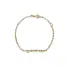 Golden Baby Bracelet with Plate