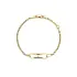 Golden Baby Bracelet with Plate