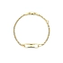 Golden Baby Bracelet with Plate