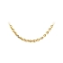 Gold Necklace with Zircons
