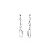 White Gold dangle earrings