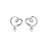 Elegant White Gold Earrings with Pearls and Zirconia