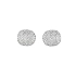 Earrings with White Gold Zircons