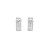 Earrings with White Gold Zircons
