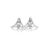 Ladies White Gold Earrings