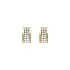 Gold Earrings with Zircons