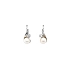 Gold Earrings with Pearl and Zircones