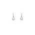 White Gold Pearl Earrings